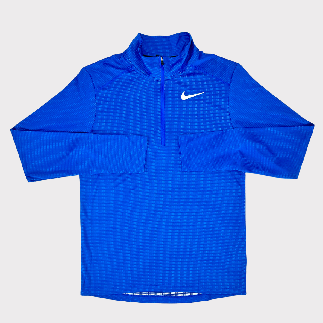 Royal blue nike half zip hotsell
