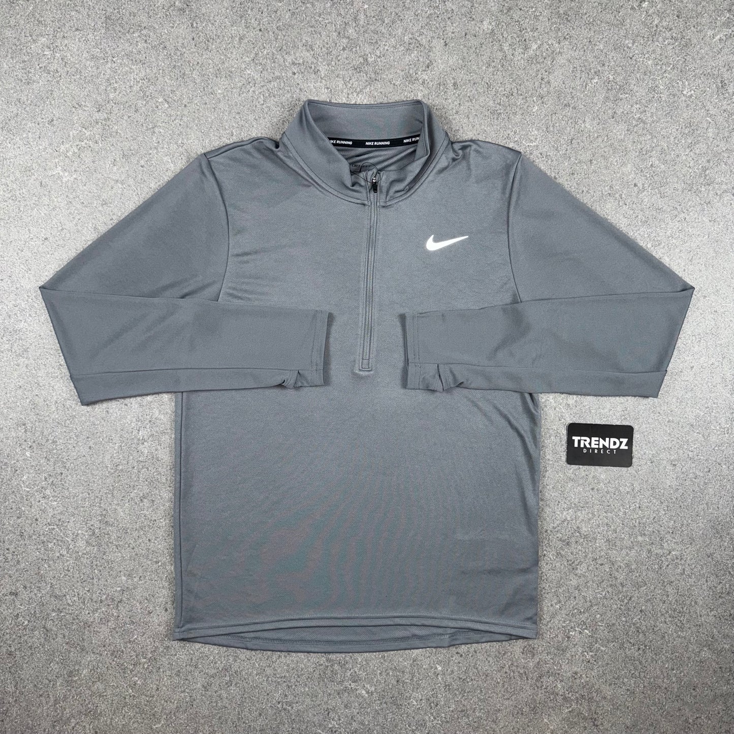 NIKE PACER HALF ZIP - GREY
