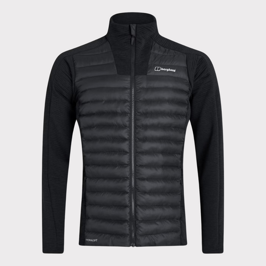 BERGHAUS HYBRID PUFFER JACKET - BLACK