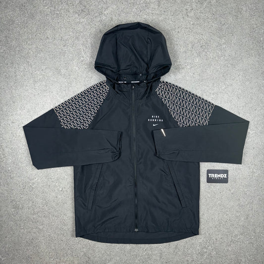 NIKE RUN DIVISION FLASH JACKET - BLACK