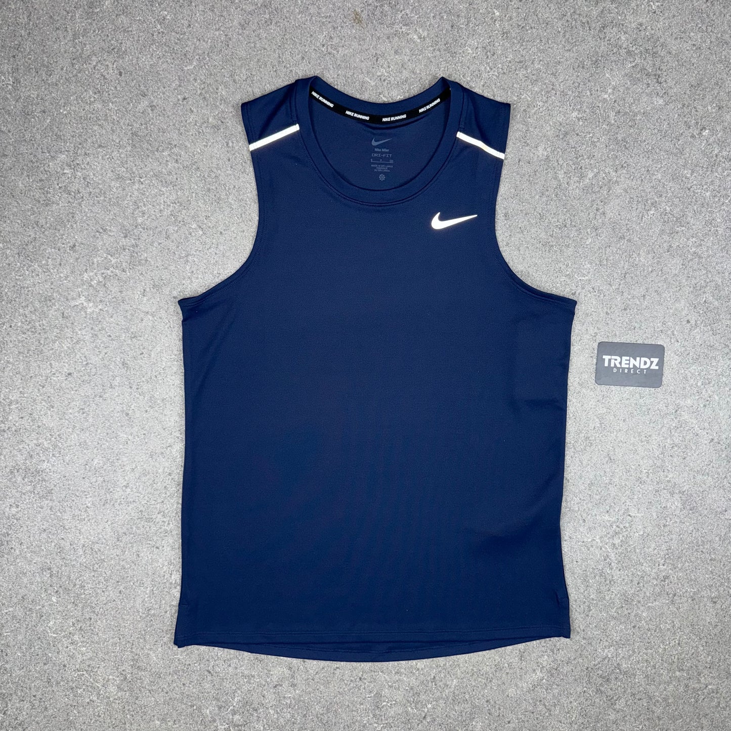 NIKE MILER VEST & SHORTS SET - NAVY
