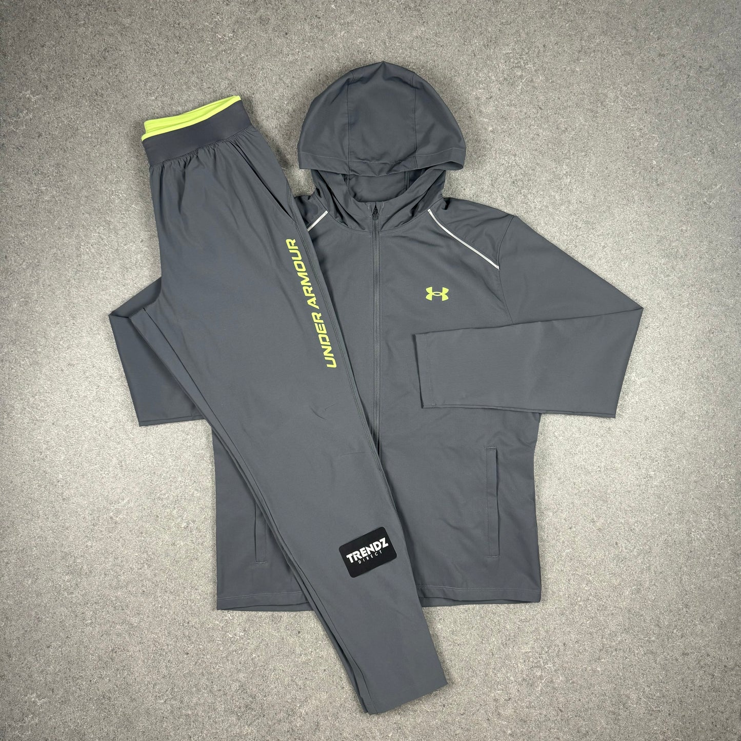 UNDER ARMOUR STORM TRACKSUIT - GREY/GREEN