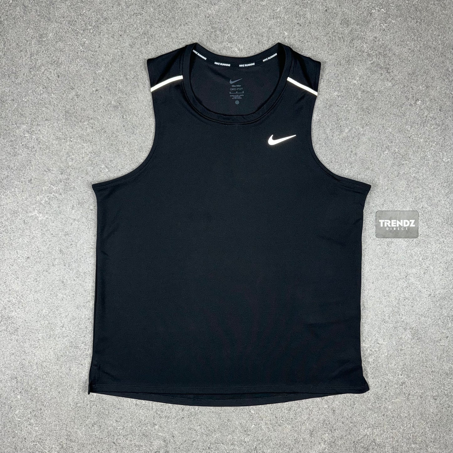 NIKE MILER VEST & SHORTS SET - BLACK