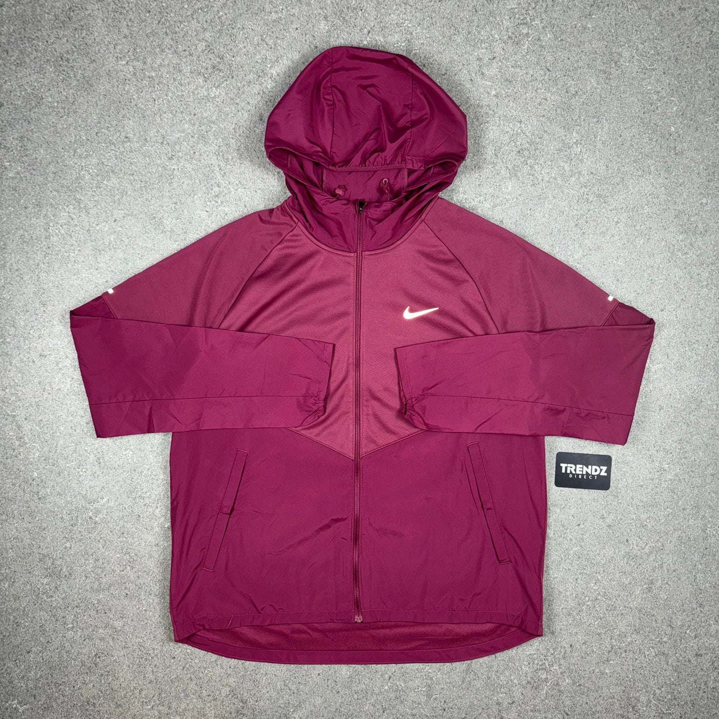 NIKE REPEL WINDBREAKER - ROSE RED