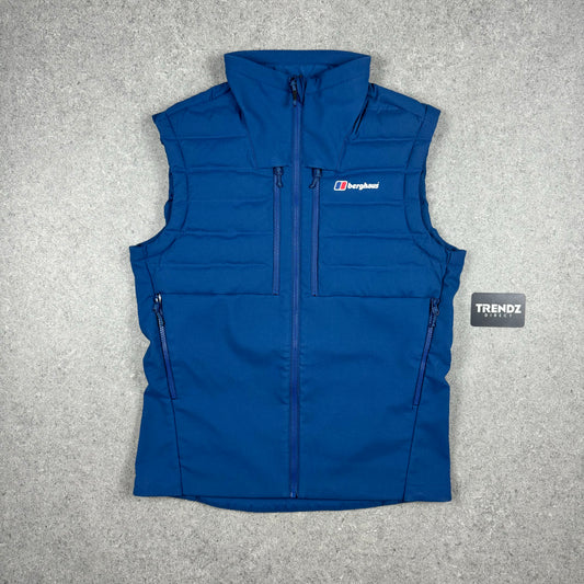 BERGHAUS THERAN HYBRID GILET - BLUE