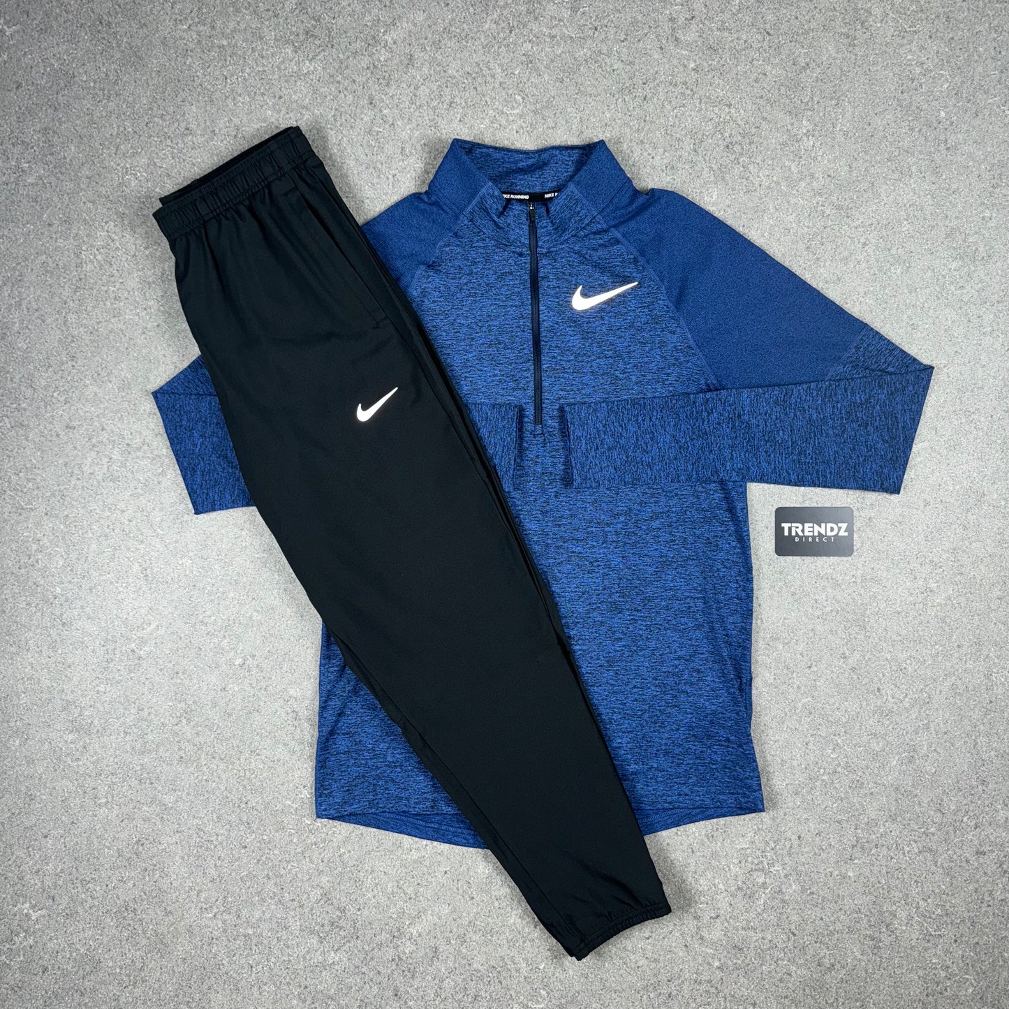 NIKE ELEMENT HALF ZIP TRACKSUIT - BLUE