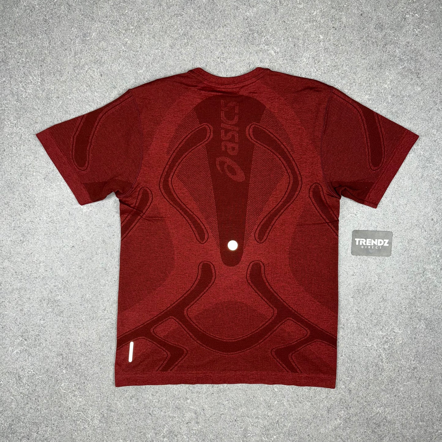 ASICS SEAMLESS T-SHIRT - DARK RED