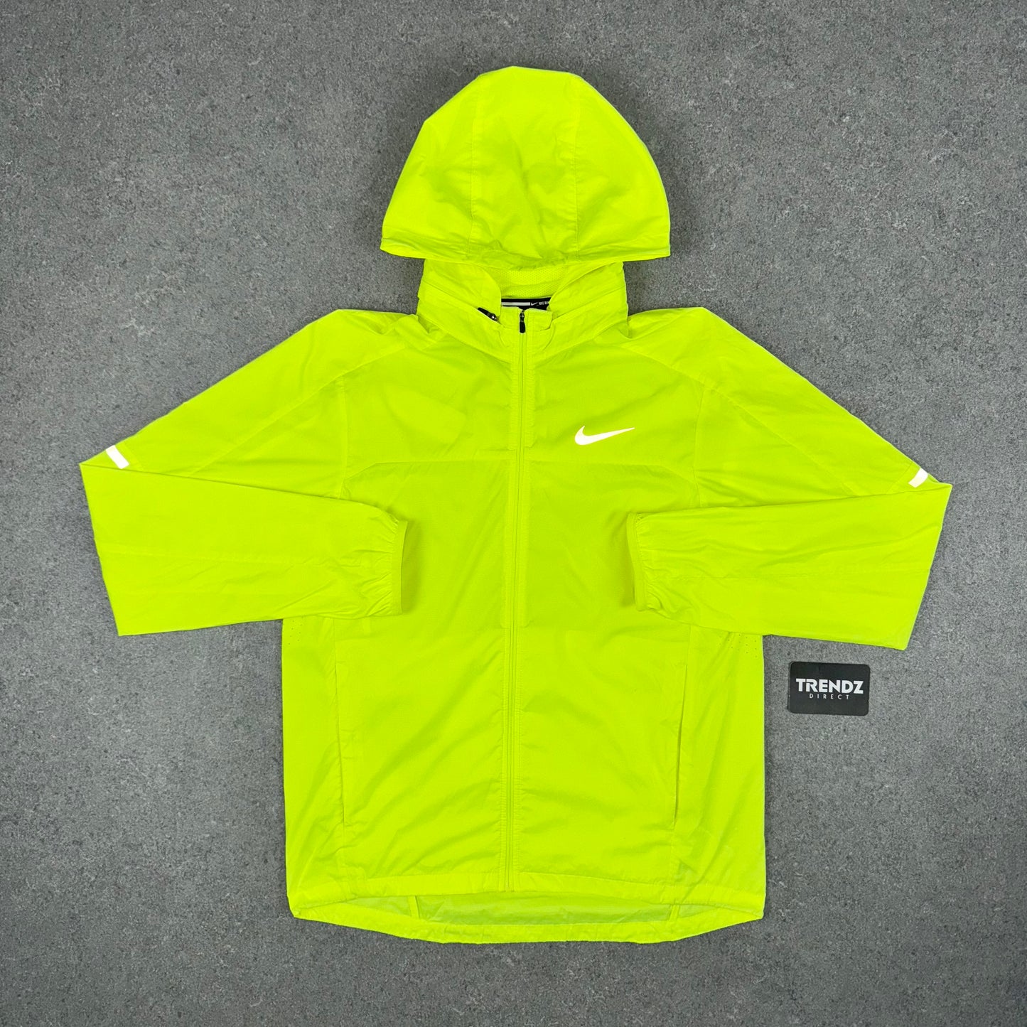 NIKE REPEL RUNNING JACKET - NEON