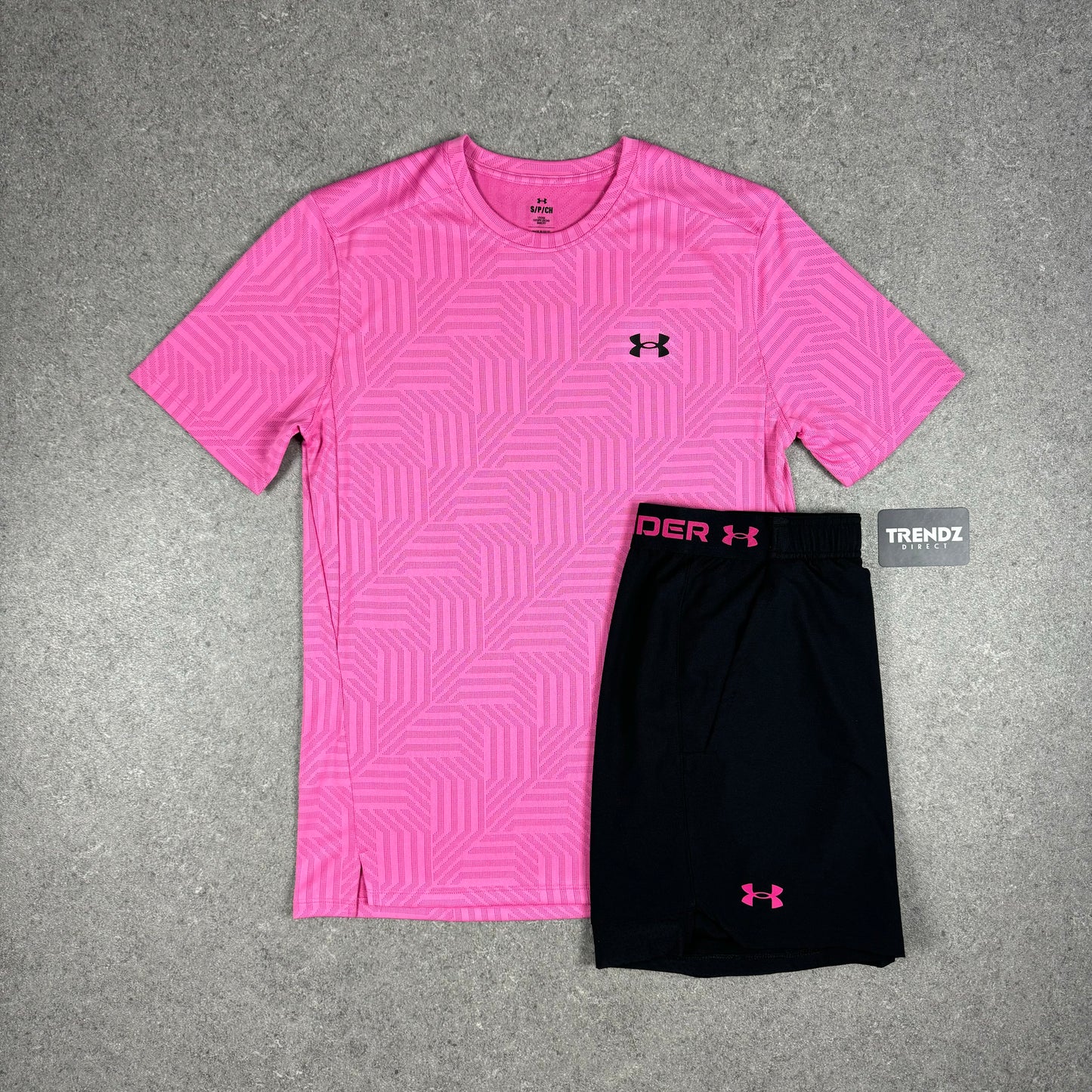 UNDER ARMOUR DIGITAL SET - PINK/BLACK