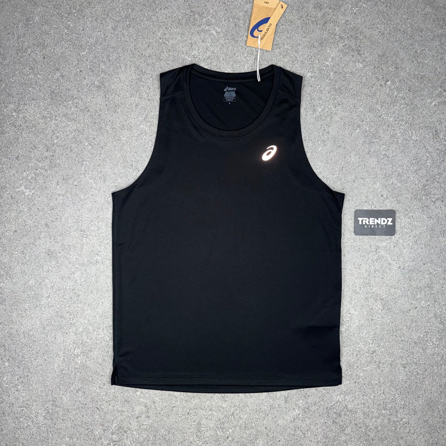 ASICS CORE VEST & SHORTS SET - BLACK
