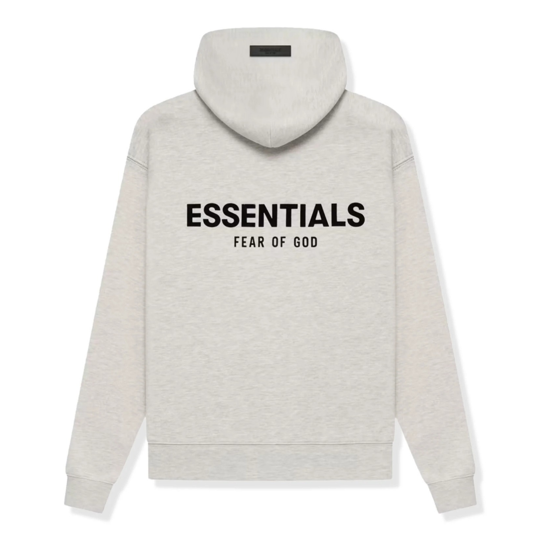 FEAR OF GOD ESSENTIALS HOODIE - LIGHT HEATHER OATMEAL (SS22)