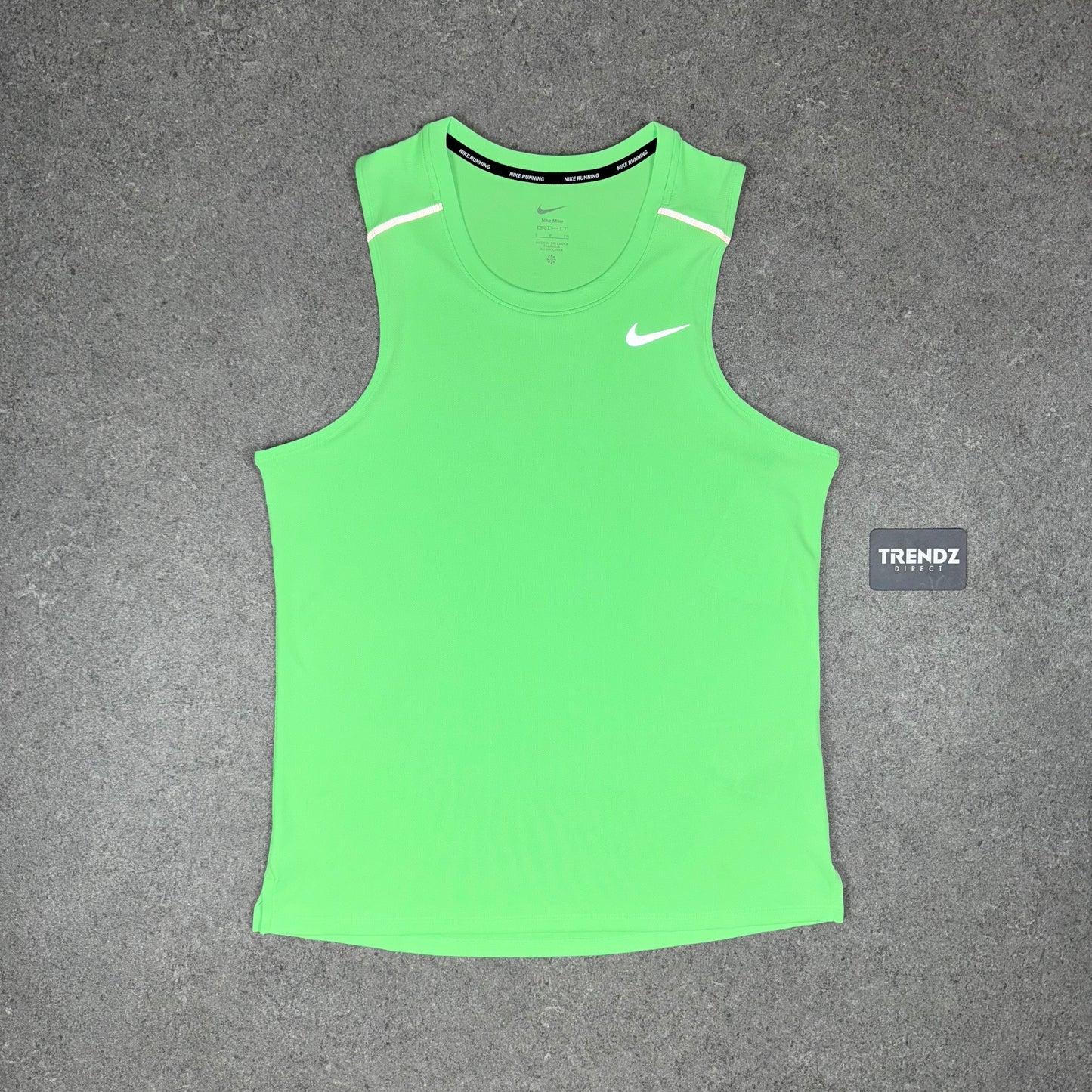 NIKE MILER VEST & SHORTS SET - GREEN/GREY