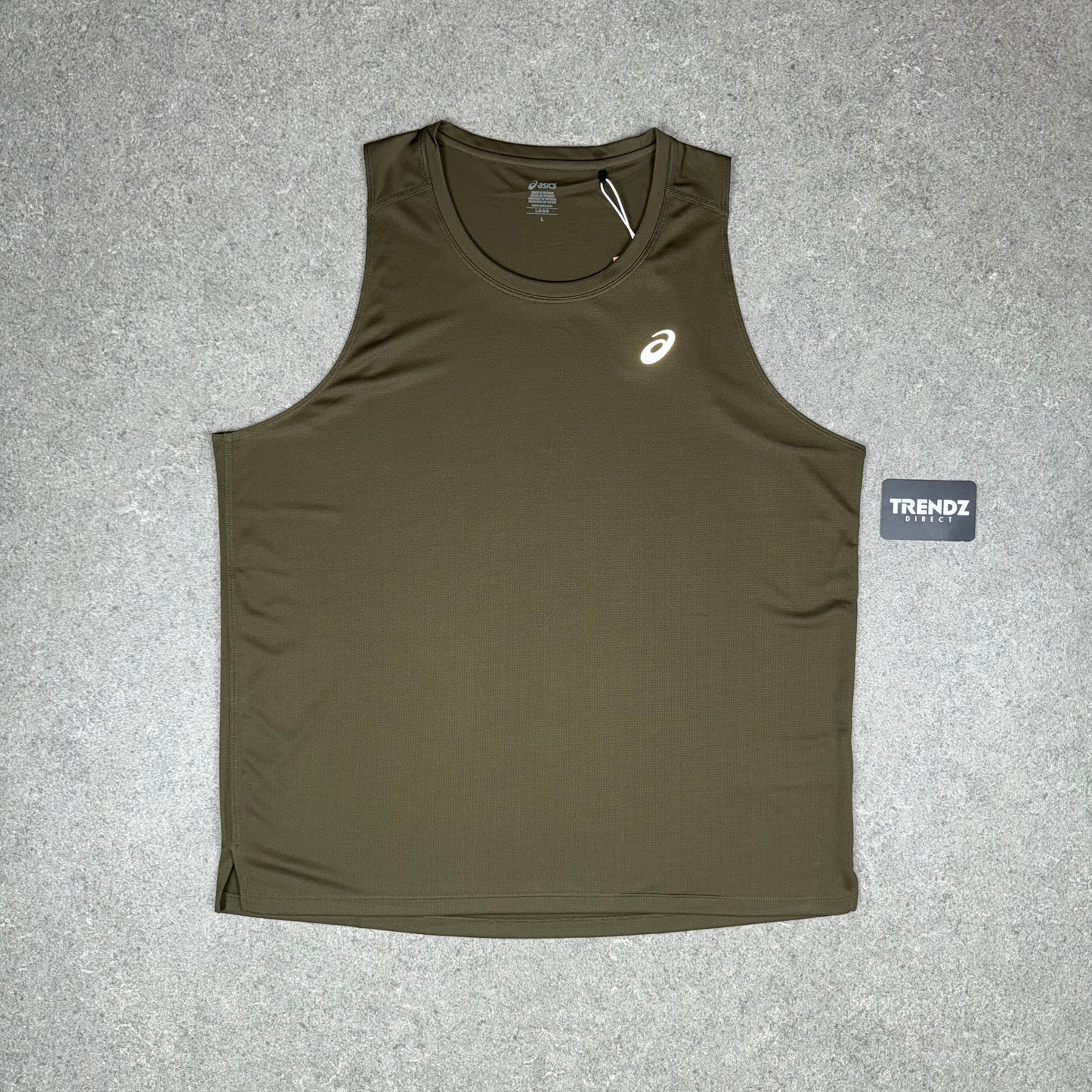ASICS CORE VEST & SHORTS SET - BROWNSTONE/BLACK