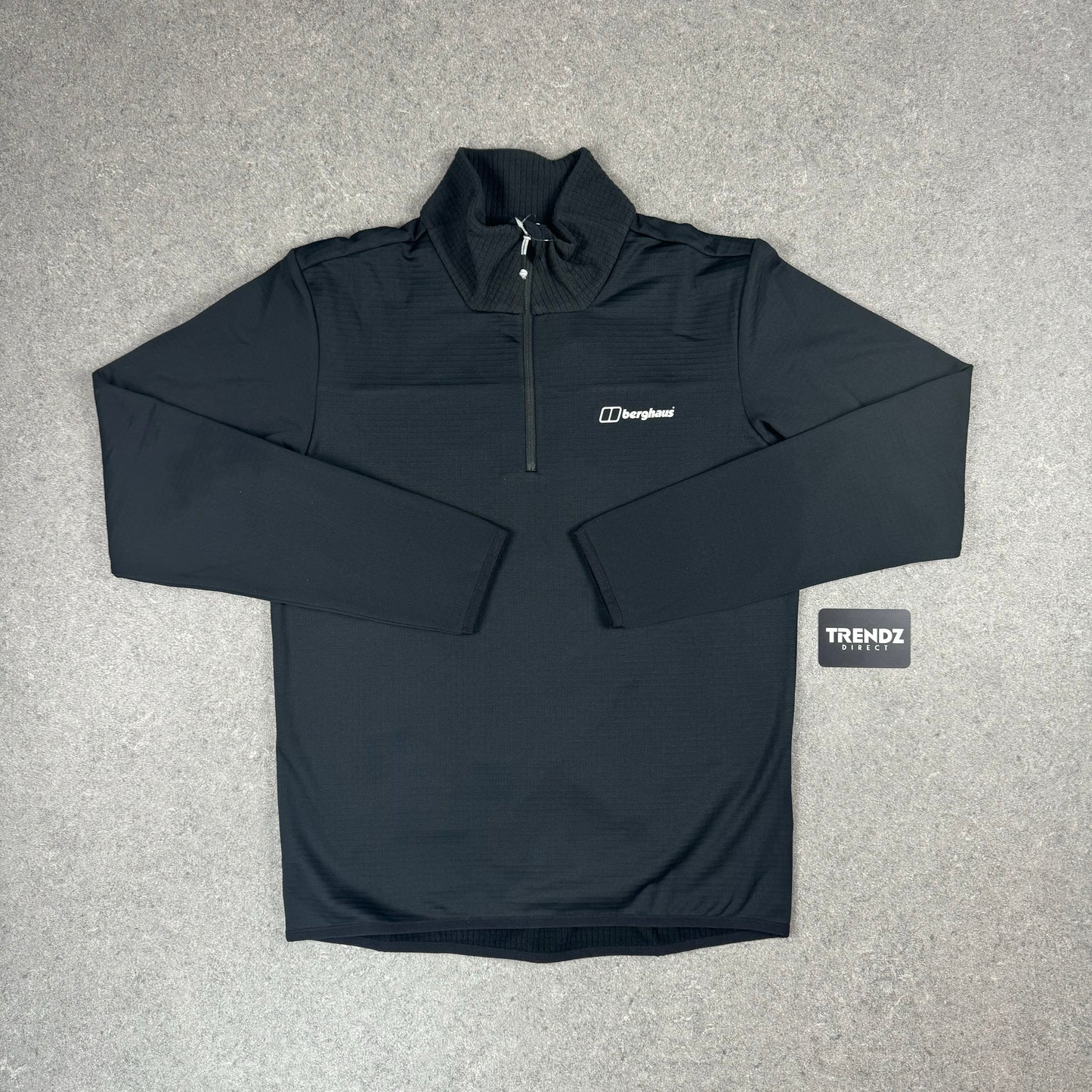 BERGHAUS THERMA-FIT HALF ZIP - BLACK