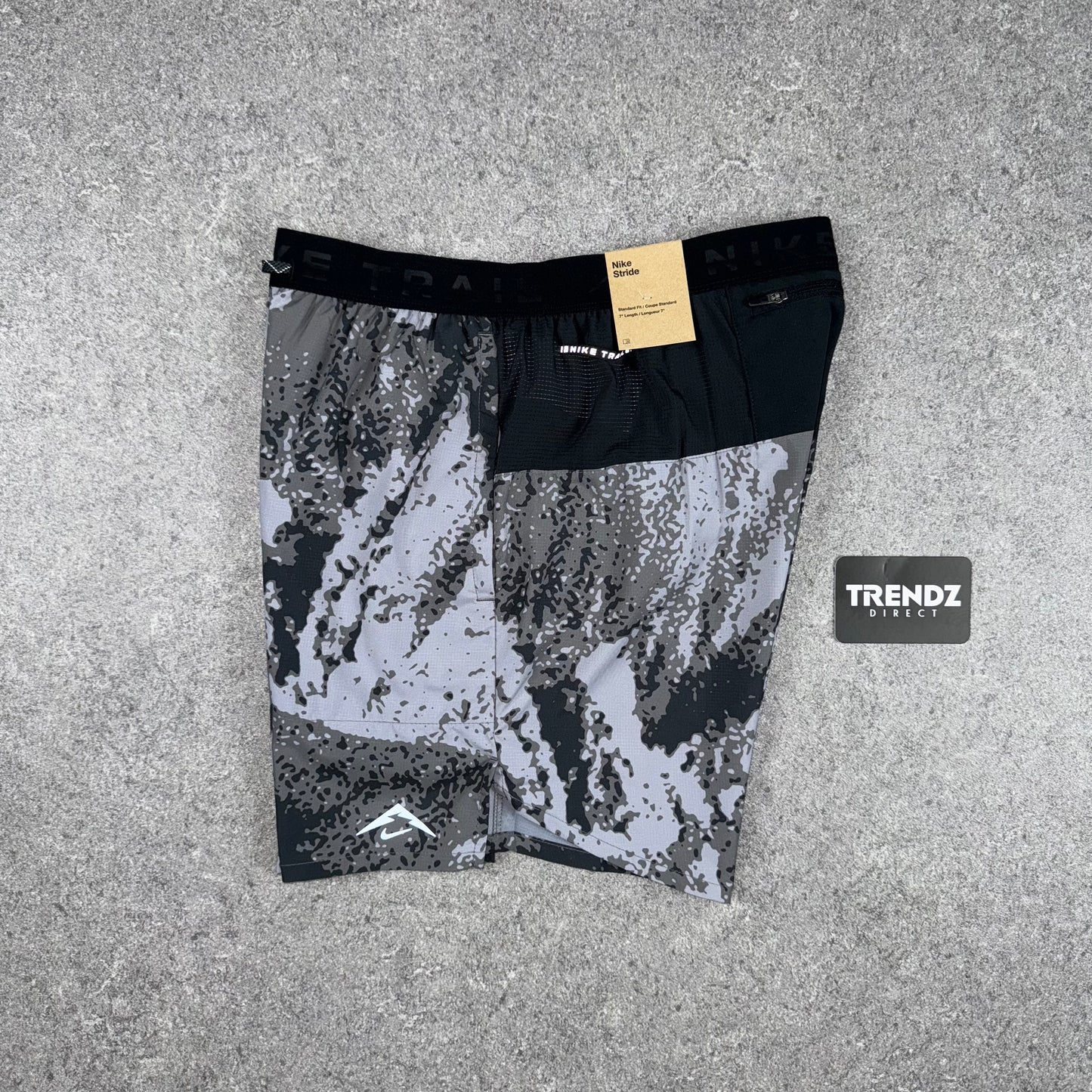 NIKE FLEX TRAIL SHORTS - ARCTIC CAMO