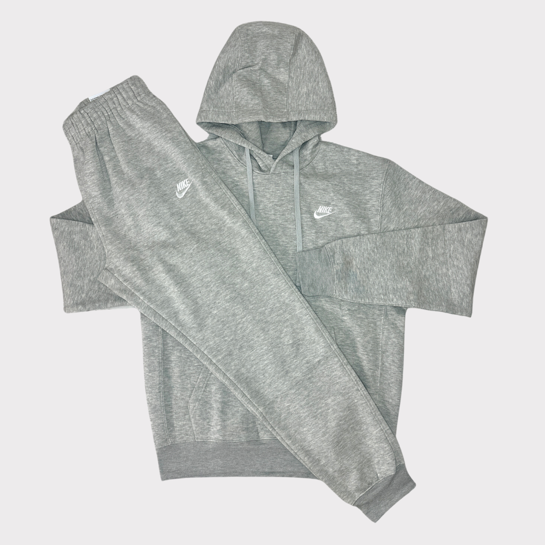 NIKE CLUB FLEECE TRACKSUIT GREY