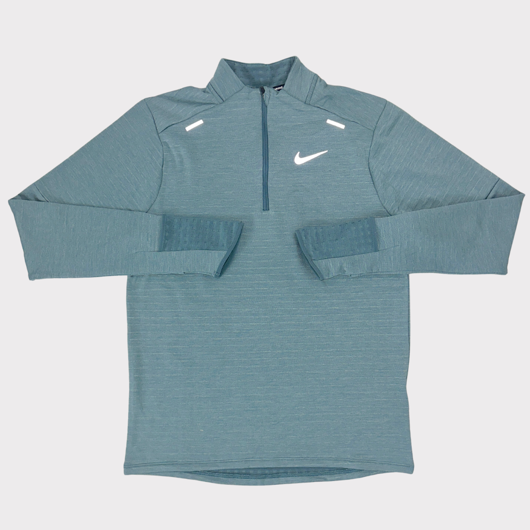 NIKE THERMA FIT HALF ZIP TEAL