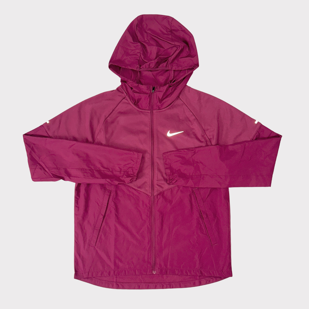 NIKE REPEL WINDBREAKER ROSE RED