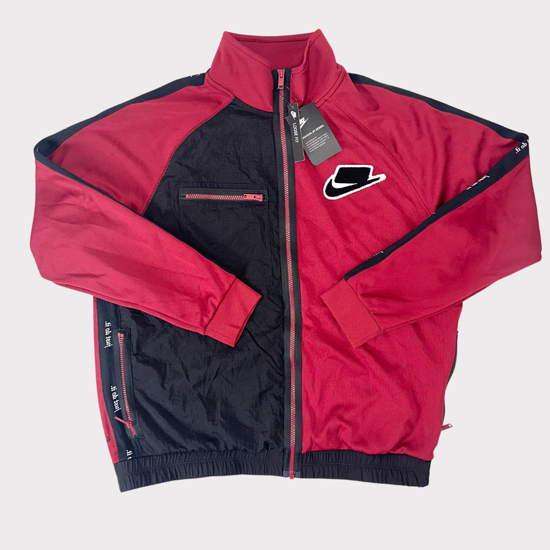 Red and online black nike jacket
