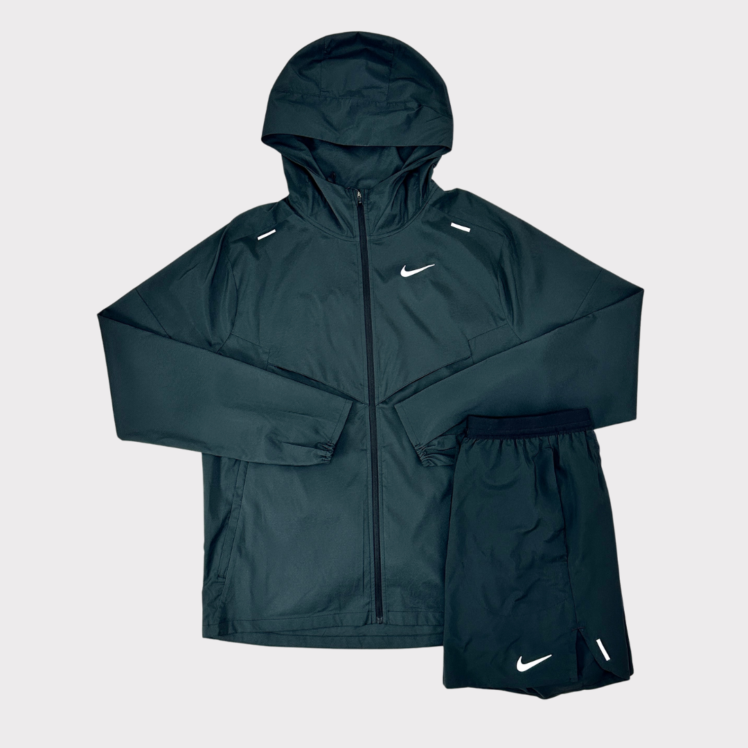 NIKE UV WINDBREAKER FLEX SHORTS SET BLACK