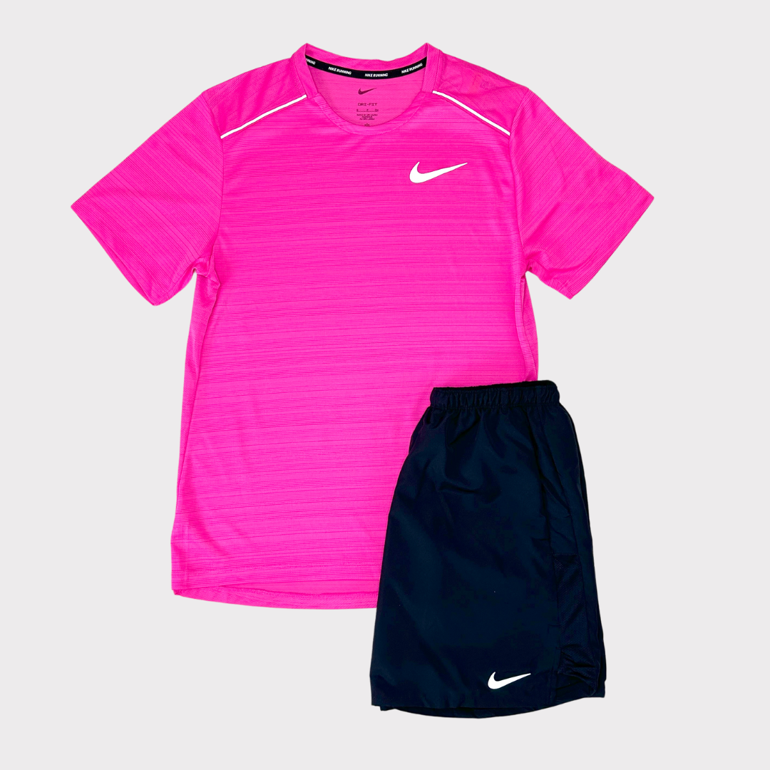 Hot pink nike t shirt best sale