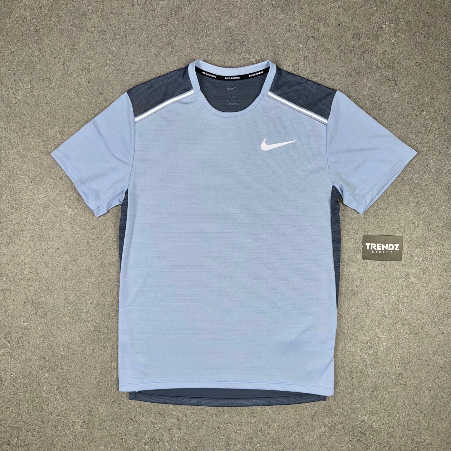 NIKE MILER T-SHIRT & SHORTS SET - DIFFUSED BLUE
