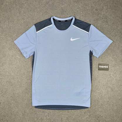 NIKE MILER T-SHIRT & SHORTS SET - DIFFUSED BLUE