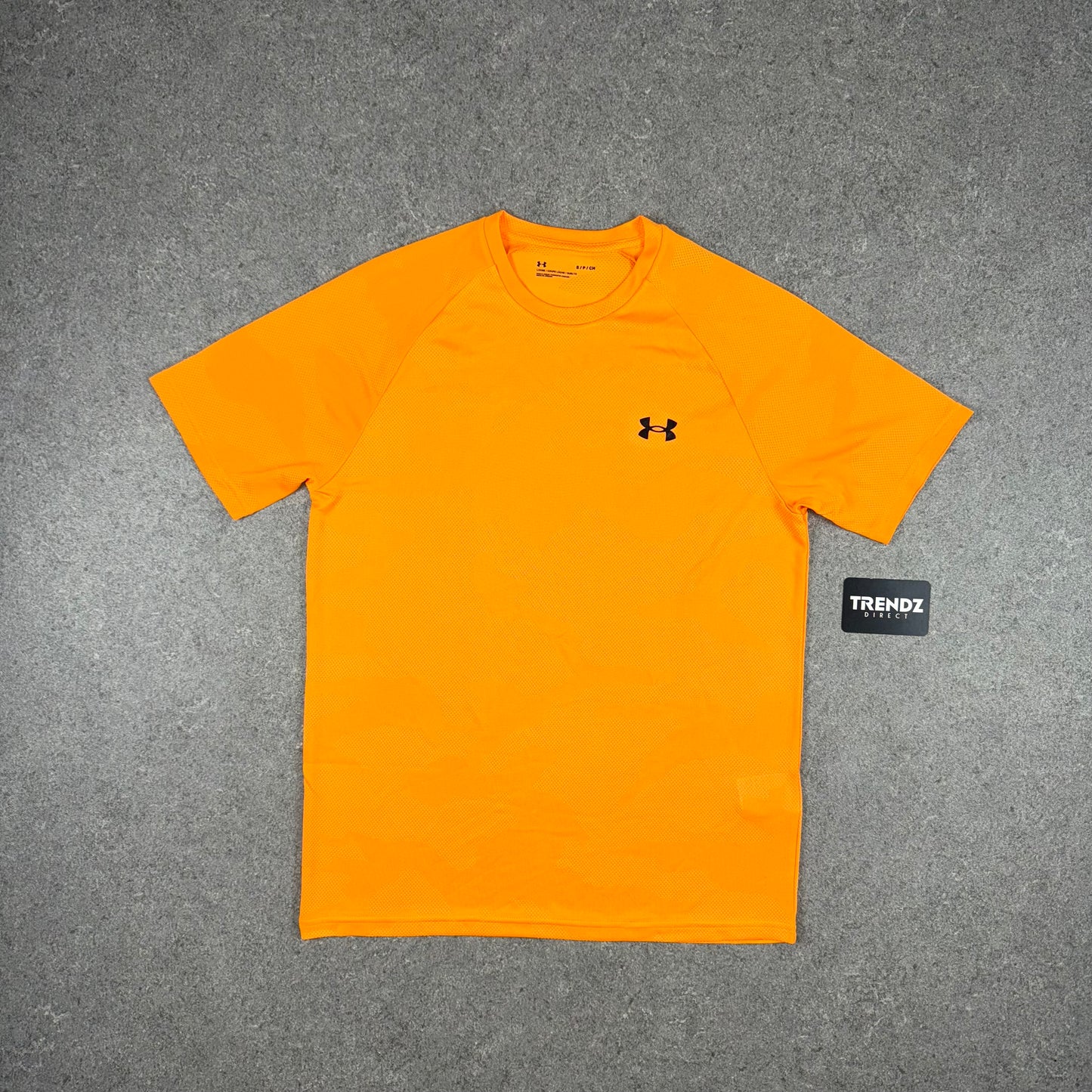 UNDER ARMOUR CAMO T-SHIRT & SHORTS SET - ORANGE