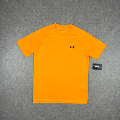 UNDER ARMOUR CAMO T-SHIRT & SHORTS SET - ORANGE