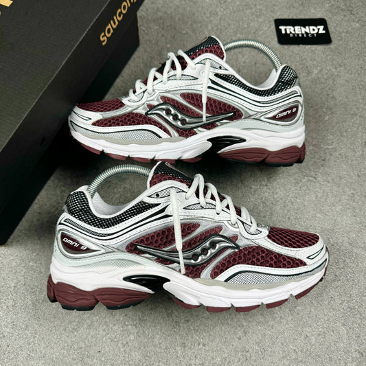 SAUCONY PROGRID OMNI 9 - MAROON/WHITE