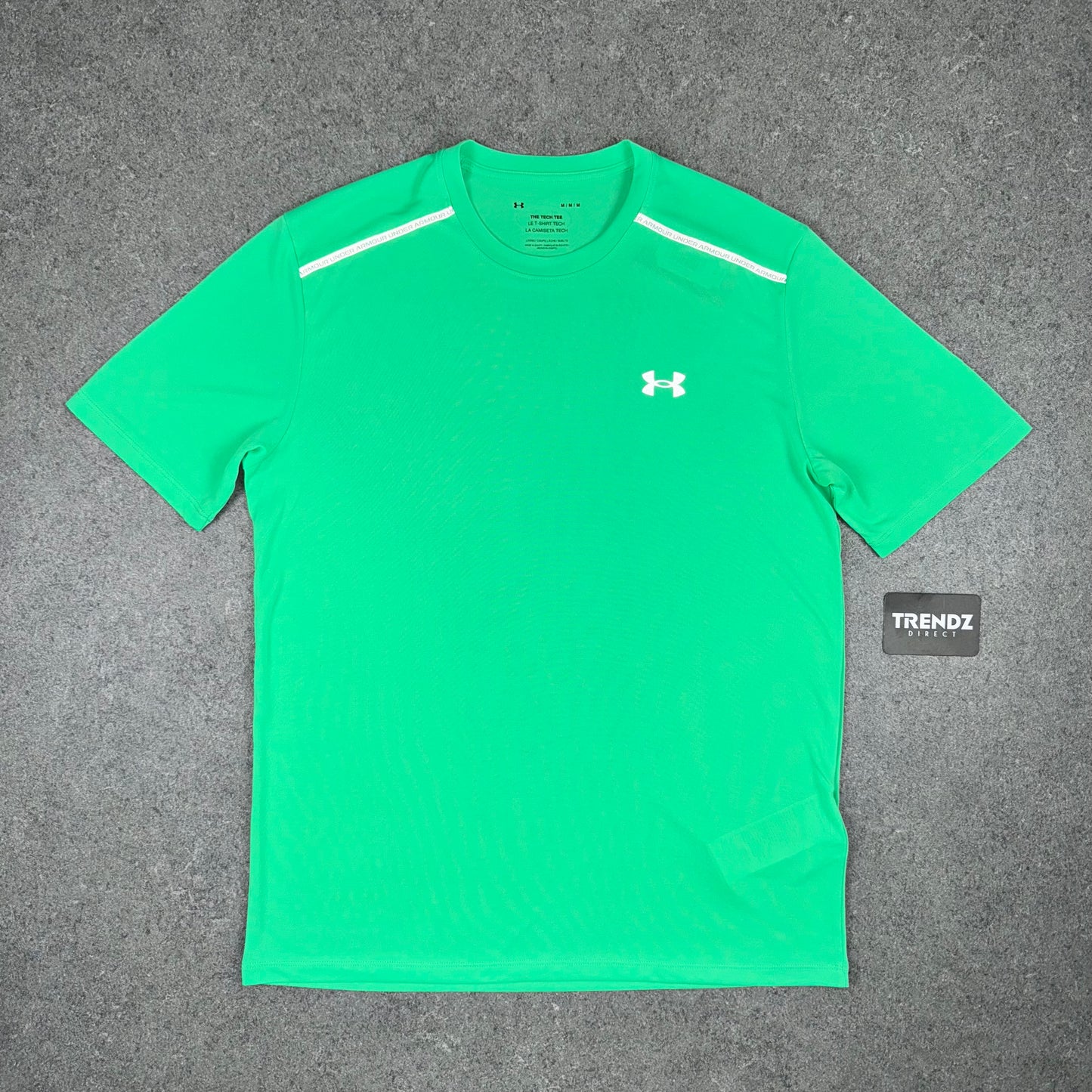 UNDER ARMOUR TECH REFLECTIVE T-SHIRT - GREEN