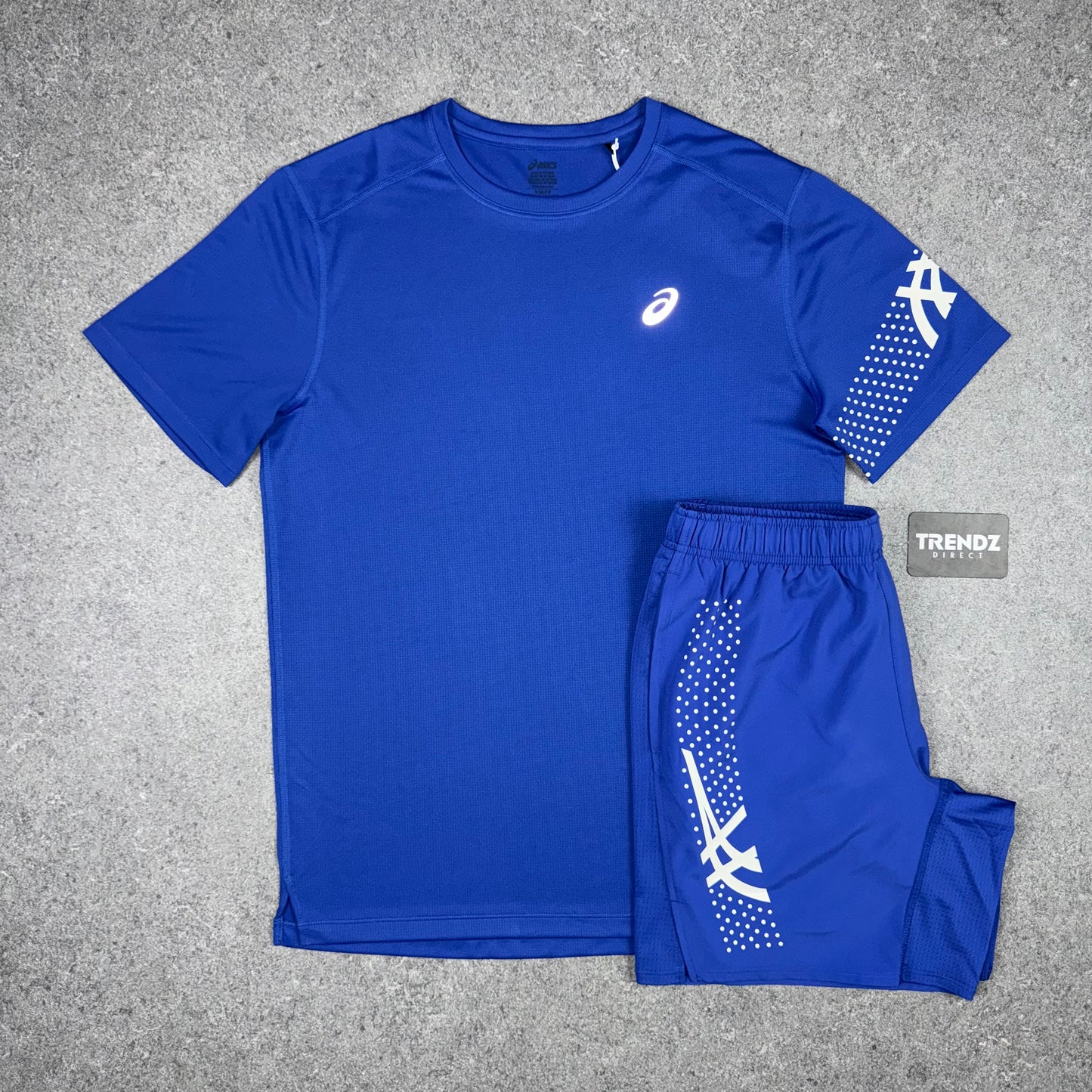 ASICS ICON T-SHIRT & SHORTS SET - COBALT BLUE