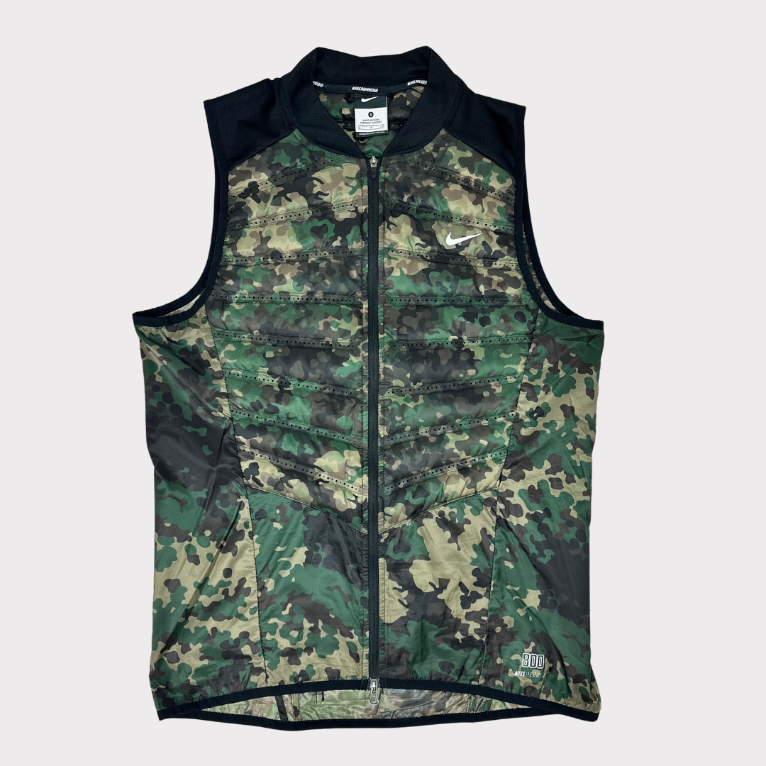 NIKE AEROLOFT 800 GILET - CAMO