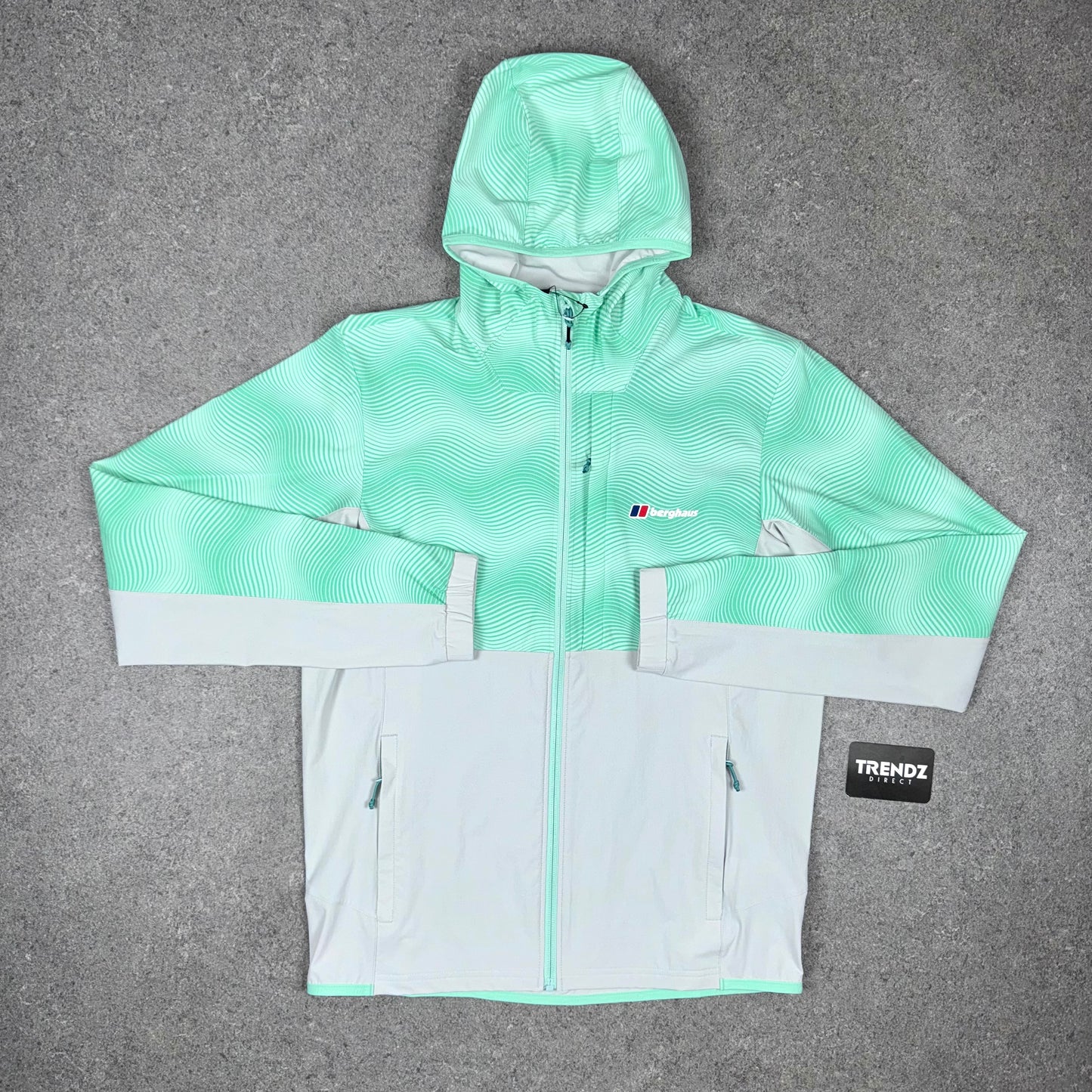 BERGHAUS TECH JACKET - MINT/GREY