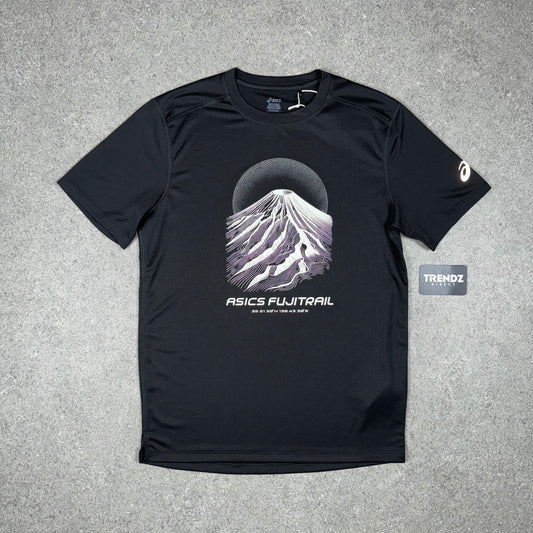 ASICS FUJITRAIL LOGO T-SHIRT - BLACK