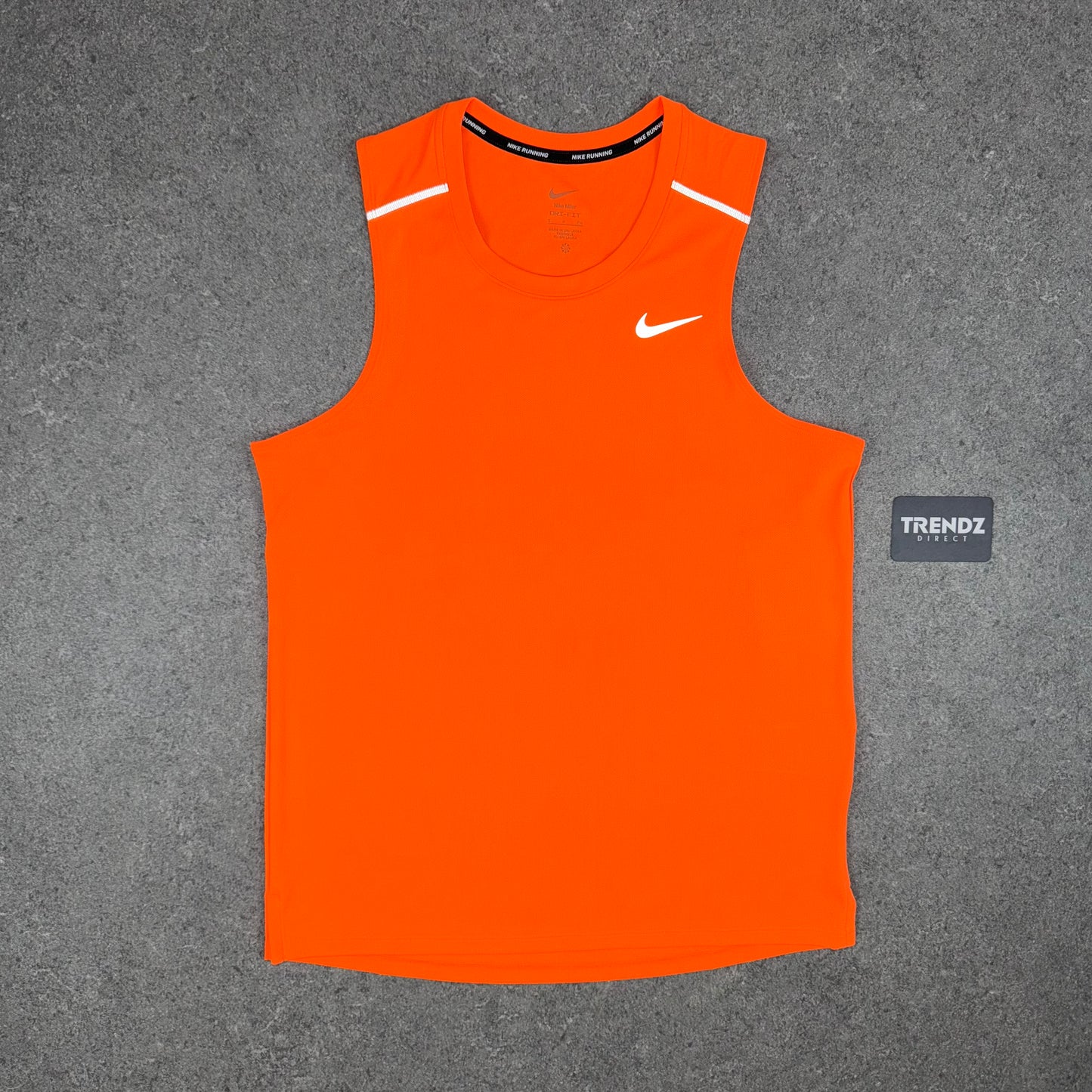 NIKE MILER VEST & SHORTS SET - ORANGE