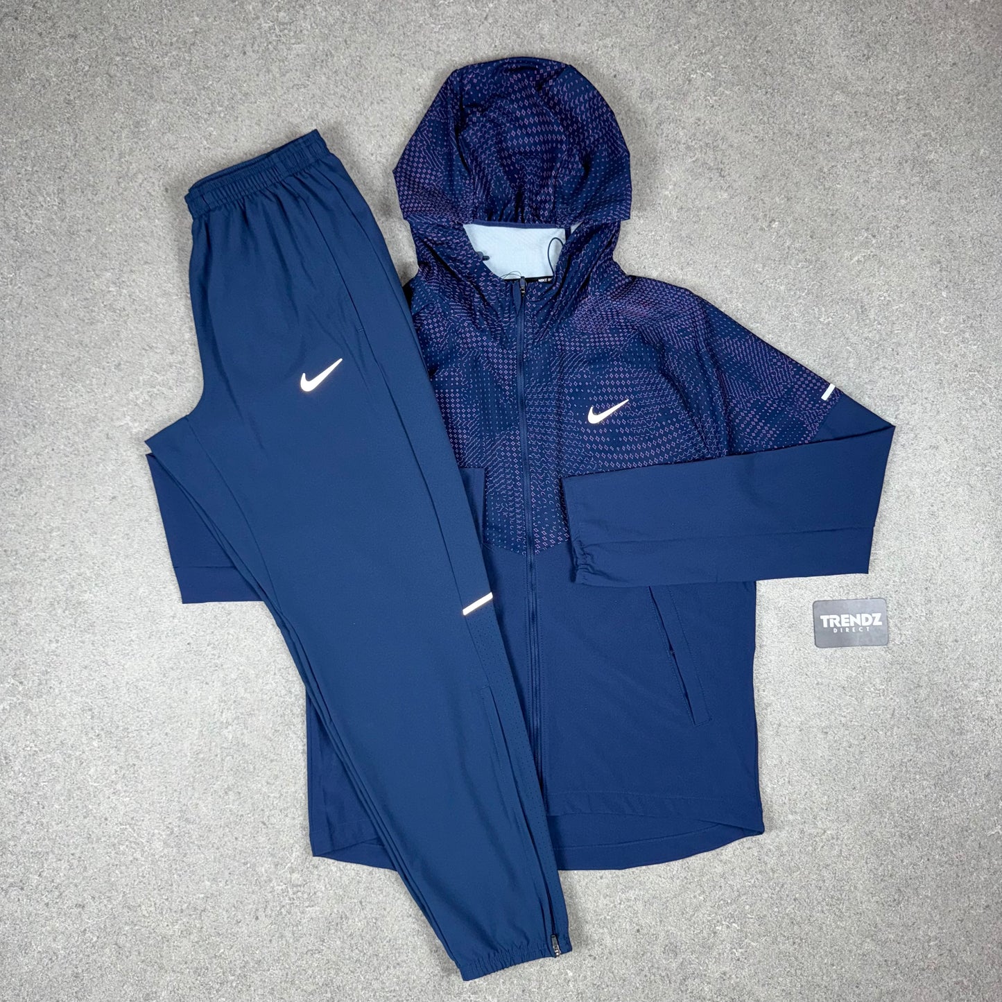 NIKE ECLIPSE TRACKSUIT - NAVY/PINK