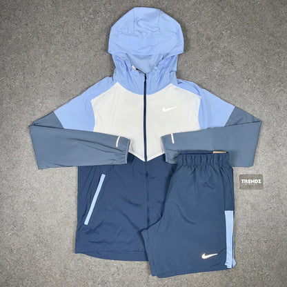 NIKE UV WINDBREAKER & SHORTS SET - DIFFUSED BLUE