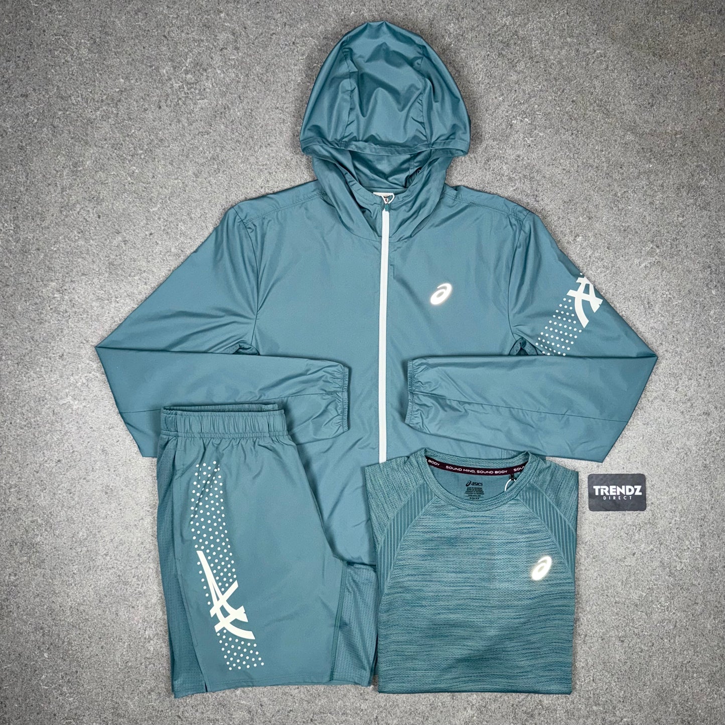 ASICS ICON TRIO SET - FOGGY TEAL