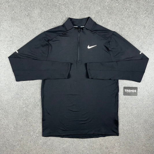 NIKE ELEMENT HALF ZIP - BLACK