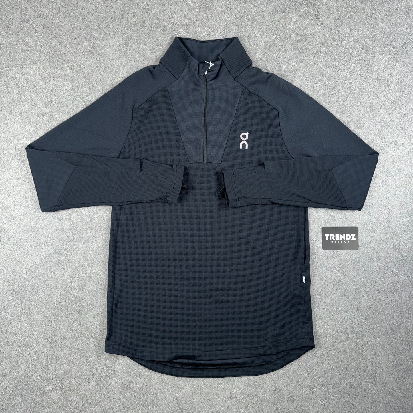 ON RUNNING CLIMATE HALF ZIP - BLACK