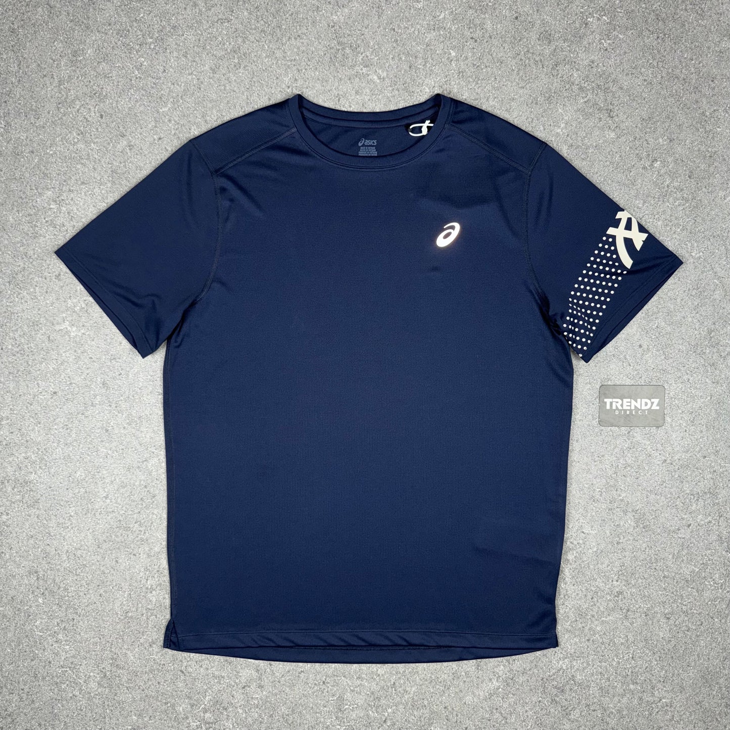 ASICS ICON T-SHIRT & PERFORMANCE SHORTS SET - NAVY/BLACK