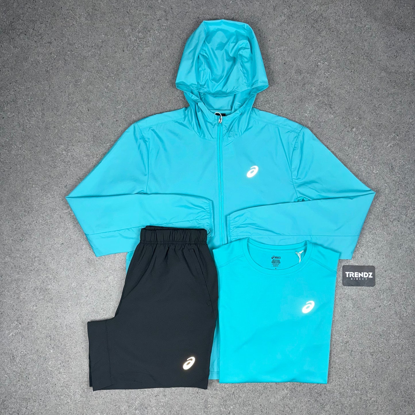 ASICS CORE TRIO SET - AQUA/GREY