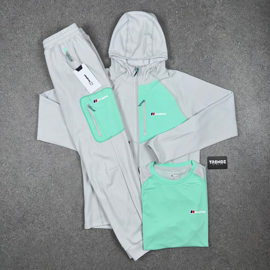 BERGHAUS PAVEY TRIO TRACKSUIT - MINT/GREY