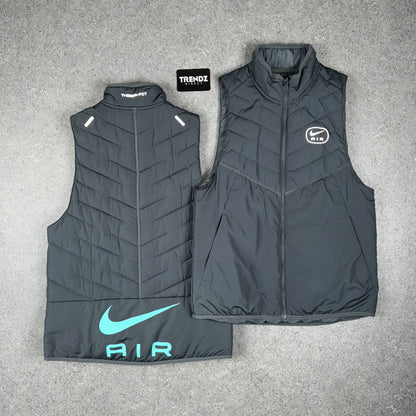 NIKE THERMA-FIT AIR REPEL GILET - GREY
