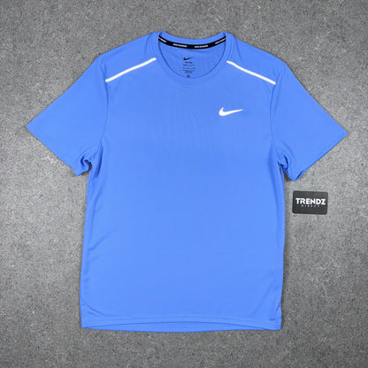 NIKE MILER T-SHIRT & MILER SHORTS SET - BLUE PULSE