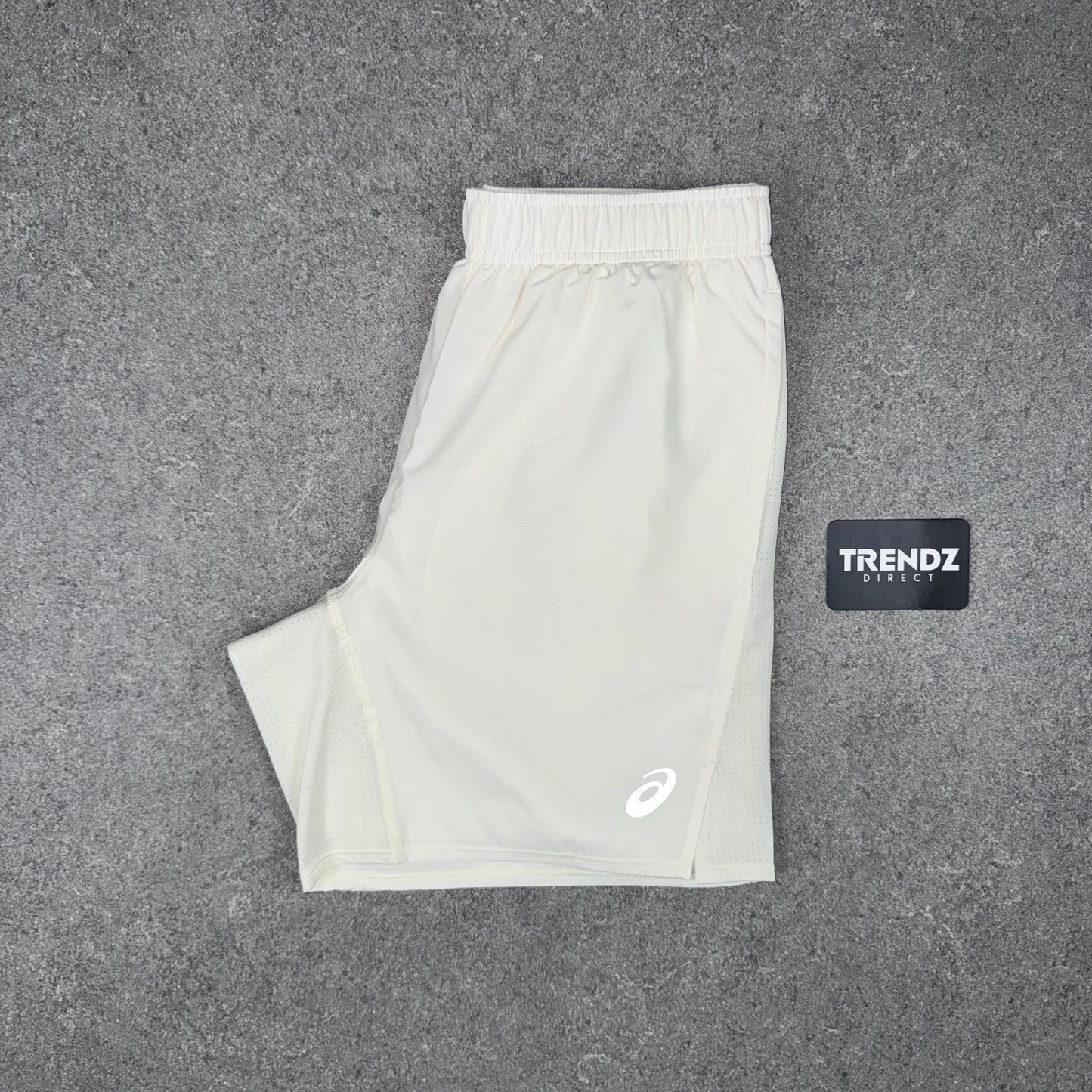 ASICS CORE T-SHIRT & SHORTS SET - CREAM