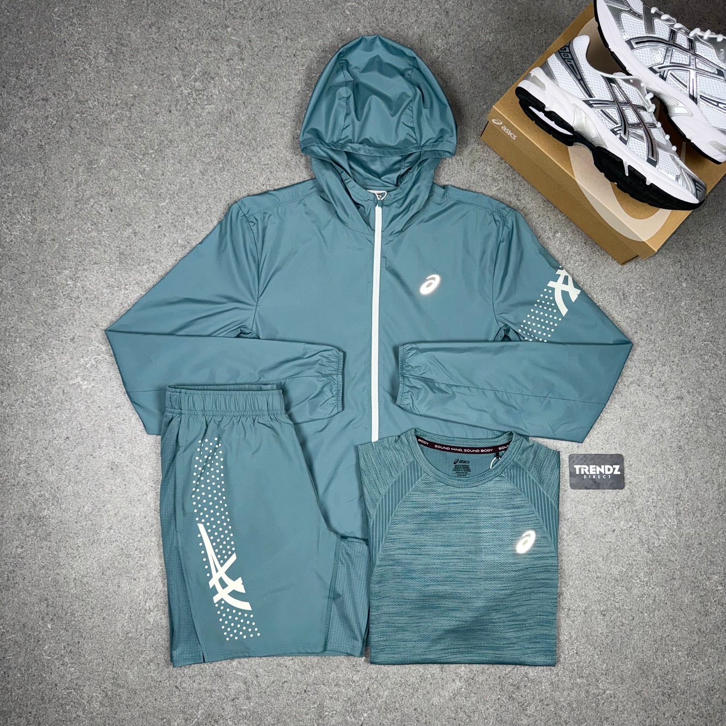 ASICS ICON TRIO SET - FOGGY TEAL