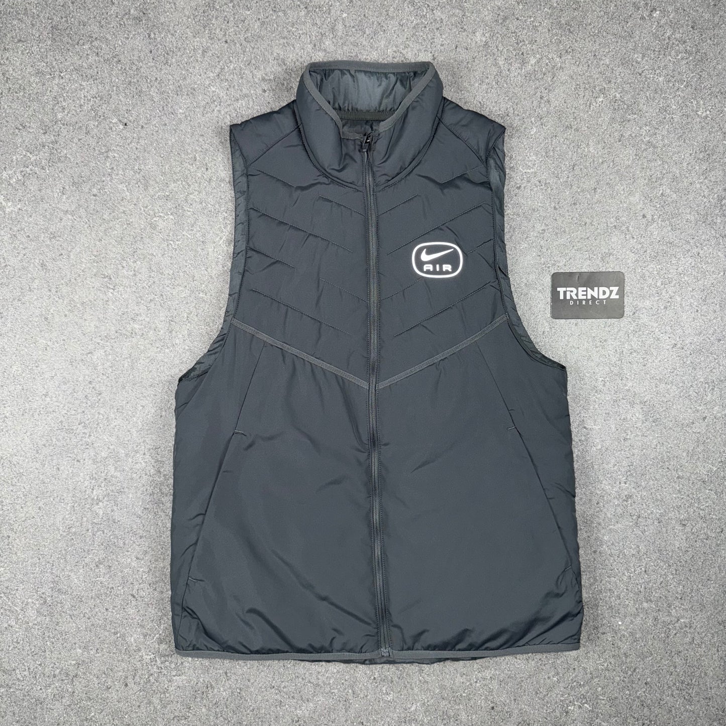 NIKE THERMA-FIT AIR REPEL GILET - GREY