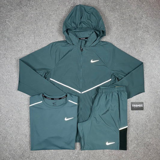 NIKE UV MILER TRIO SET - JUNGLE GREEN